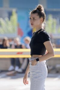jean blanc femme