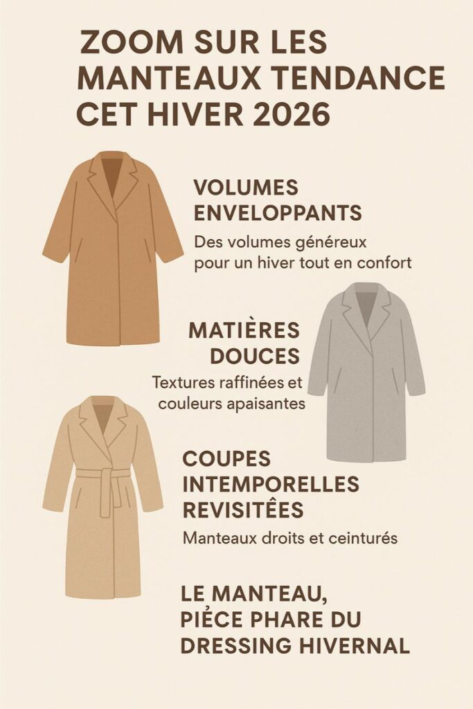 manteau tendance femme